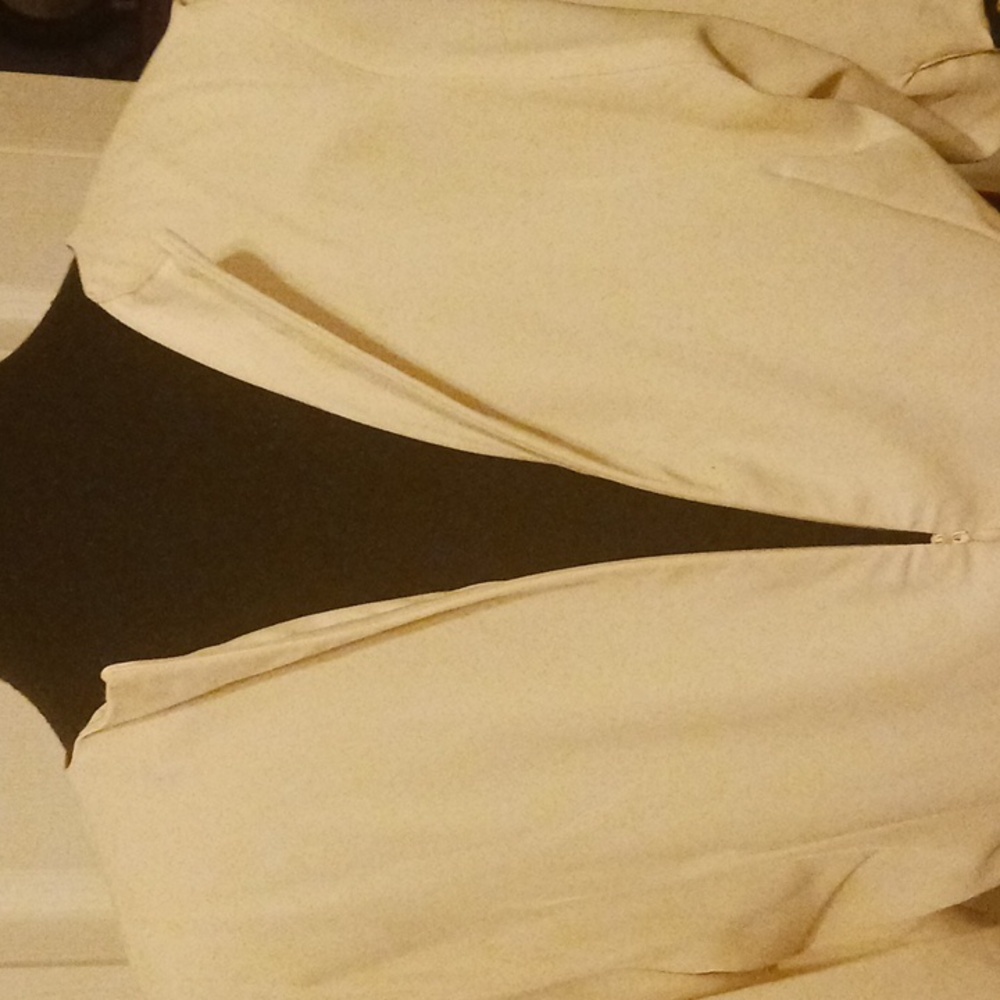 Alisa Style White Fitted Stripe Dress - Picture 7 of 8